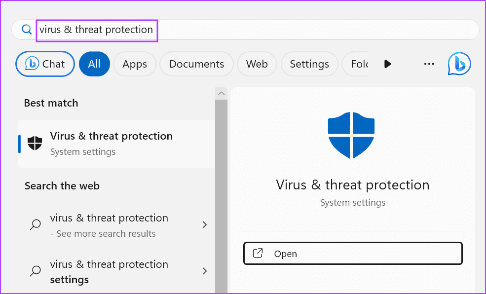 open virus protection